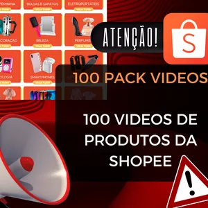 Imagem de capa para o Curso online Pack 100 Videos de produtos da Shopee