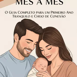 Imagem de capa para o Ebook Pacote Nosso Bebê, Mês a Mês: O Guia Completo do Primeiro Ano + Bônus