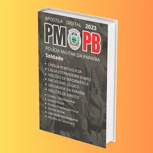 Imagem de capa para o Ebook Apostila PMPB 2023