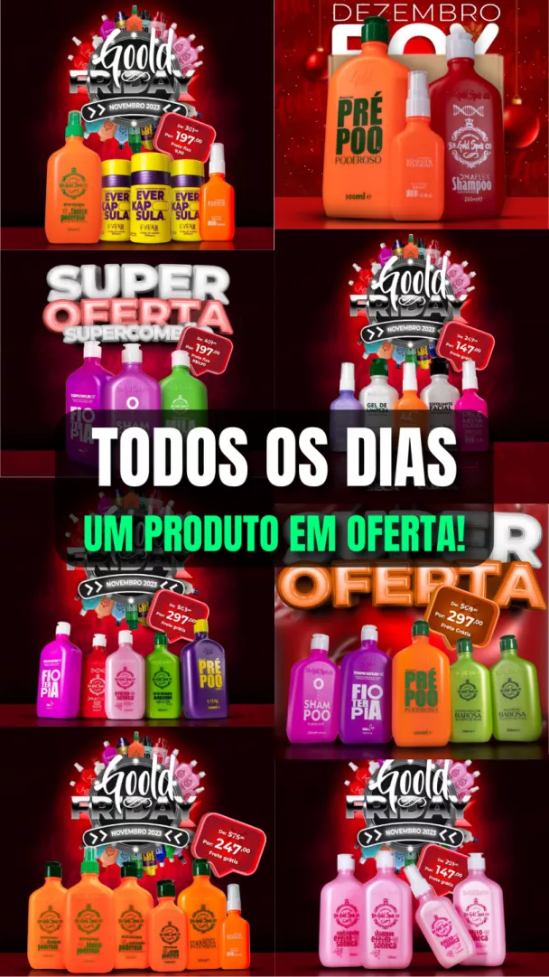 Grupos de Promoções Érica Dib Quero Cabelo Saudável Embaixadora Gold Spell