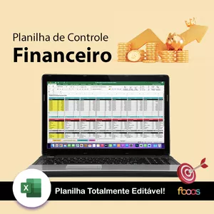 Imagem de capa para o Ebook Planilha de Controle Financeiro 2025