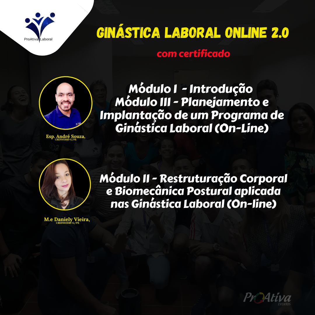 Imagem do curso Curso Ginástica Laboral Online 2.0