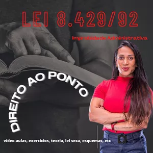 Imagem de capa para o Curso online Lei 8429/92 - Improbidade Administrativa