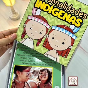 Imagem de capa para o Ebook História na Caixa: Personalidades Indígenas