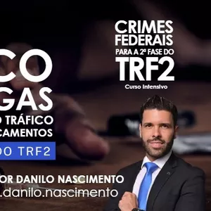 Imagem de Tráfico de drogas para a 2ª Fase do XIX TRF2 2026 criado por Professor Danilo Nascimento na hotmart