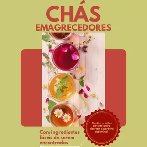 Imagem de capa para o Ebook CHÁS EMAGRECEDORES 