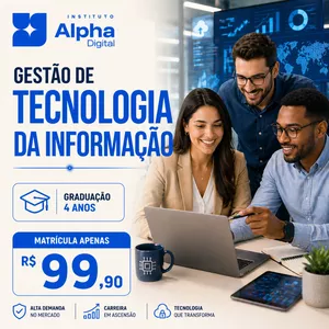Imagem do curso Gestão de Tecnologia da Informação 