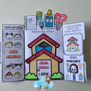 Imagem de capa para o Ebook LAPBOOK DIA DA ESCOLA