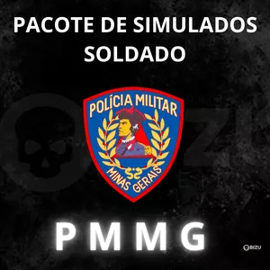 Imagem de capa para o Ebook Simulados PMMG (CFSD 2024) COMENTADOS