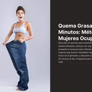 Imagen de portada para Ebook Quema Grasa en 20 Minutos: Método HIIT para Mujeres Ocupadas