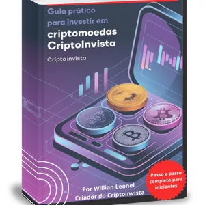 Imagem de capa para o Ebook Guia Prático para Investir em Criptomoedas Criptoinvista