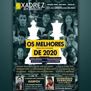Imagem de capa para o Curso online Revista Xadrez Bem Brasileiro - Edição #007 - JAN.2021