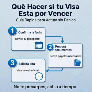 Imagen de portada para Ebook 🛂 Qué Hacer si tu Visa Está por Vencer: Guía Rápida para Actuar sin Pánico