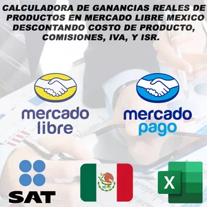 Imagen de portada para Curso online Calculadora de ventas para comisiones y impuestos en Mercado Libre México con costos de envíos (Para que no te cobren de mas) ; )