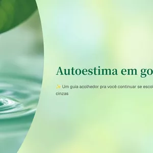 Imagem de capa para o Ebook Autoestima em gotas
