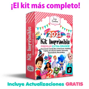 Imagem principal do produto Kit Imprimible Premium 2021