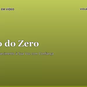 Imagem do curso Canto do Zero — Técnica Vocal pra Quem Nunca Cantou, em 45 Aulas