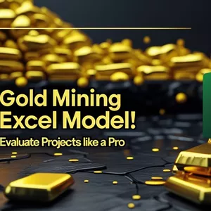 Cover image for Ebook Excel Model to Valuate a Gold Mining Company