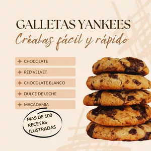 Imagen de portada para Ebook Galletas yankees créalas fácil y rápido