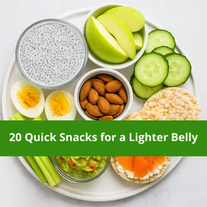 Cover image for Online course 20 Quick Snacks for a Lighter Belly
