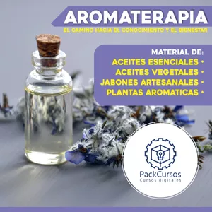 Imagen de portada para Curso online PackCursos- APRENDE TODO EN AROMATERAPIA 