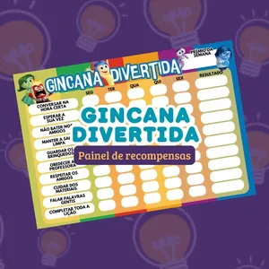 Imagem de capa para o Ebook Painel de Recompensas - Divertidamente