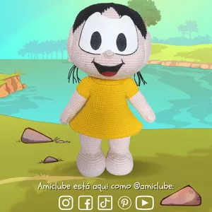 Imagem de capa para o Curso online Magali em Amigurumi - Passo a passo