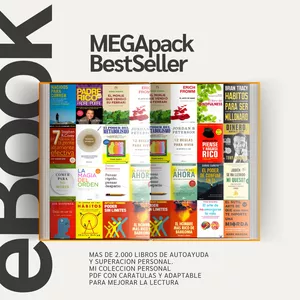 Imagen de portada para Ebook Libros digitales en formato pdf optimizado para celulares, tablet, pc, etc.  MEGA PACK Biblioteca bestseller de mas de 2.000 libros
