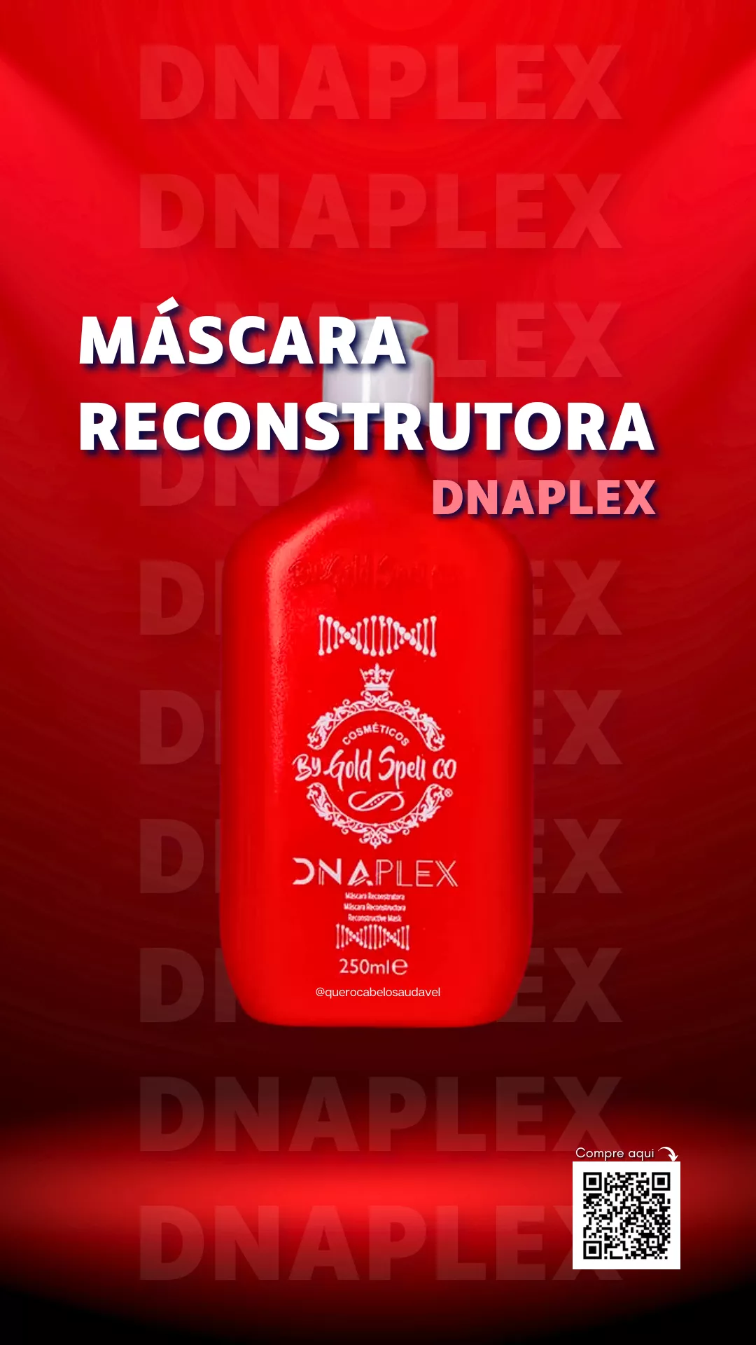 Máscara de Reconstrução DNA Plex Gold Spell