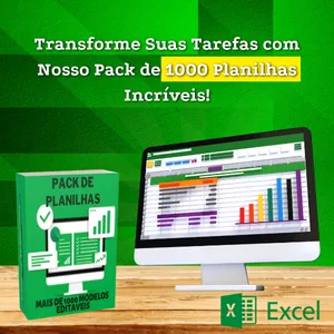 Imagem do curso Transforme Suas Tarefas com Nosso Pack de 1000 Planilhas Incríveis!