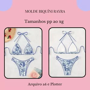 Imagem de capa para o Ebook Molde Biquíni Rayra