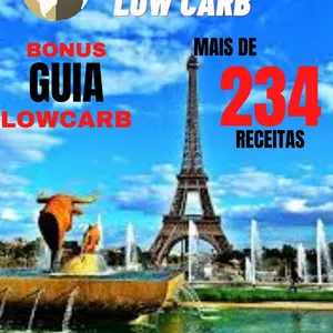 Imagem principal do produto Guia lowcarb + 234 LANCHINHOS LOWCARB