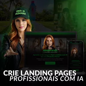 Imagem de capa para o Evento online Crie Landing Pages Profissionais com IA em Minutos, Sem Saber Programar