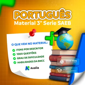 Imagem do curso 3º ANO - MÉDIO - PORTUGUÊS - SAEB