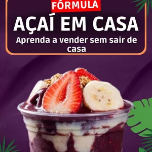 Imagem de capa para o Curso online FORMULA AÇAÍ EM CASA