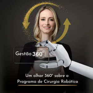 Imagem de capa para o Curso online Gestão 360° - Cirurgia Robótica