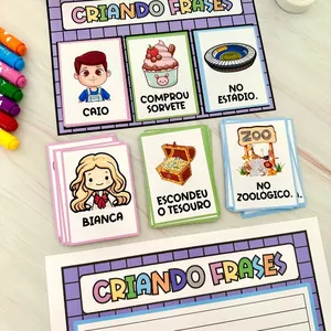 Imagem de capa para o Ebook CRIANDO FRASES