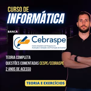 Imagem do curso Curso de Informática para Concursos -  - Banca CESPE/CEBRASPE - 2025