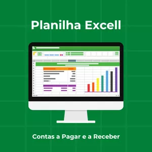 Imagem de capa para o Curso online Planilha Excel Contas a Pagar e a Receber