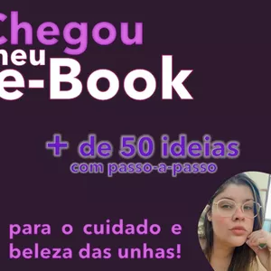 Imagem de capa para o Ebook Mais de 50 idéias de decoração para unhas.