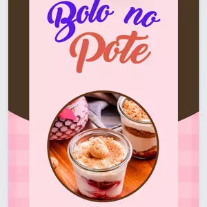 Imagem de capa para o Ebook bolo de pote