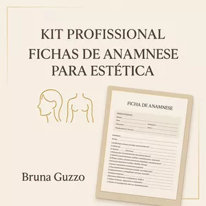 Imagem de capa para o Ebook Fichas de Anamnese para Profissionais da Estética.