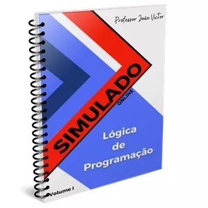 Imagem de capa para o Ebook Simulado Online - Lógica de Programação