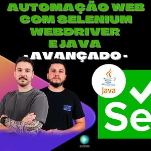 Imagem de capa para o Curso online Automação de testes web com Selenium Webdriver e Java - Avançado