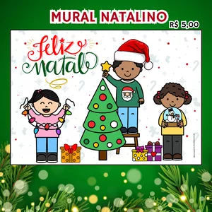 Imagem de capa para o Ebook MURAL DE NATAL 