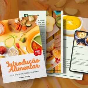 Imagem de capa para o Ebook Introdução Alimentar - Tudo o que você precisa saber!