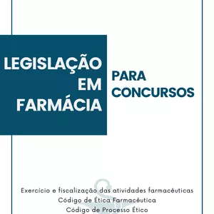 Imagem de capa para o Ebook LEGISLAÇÃO FARMACÊUTICA PARA CONCURSOS