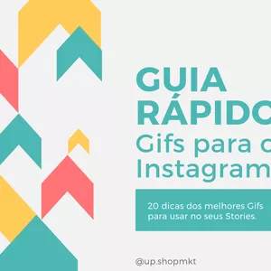 Imagem de capa para o Ebook GUIA RÁPIDO: Gifs para o Instagram