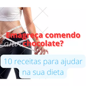 Imagem de capa para o Ebook Emagreça comendo chocolate?