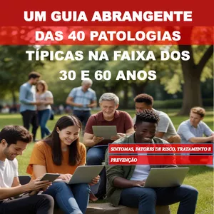 Imagem de capa para o Ebook Conhecendo seu Corpo: Um Guia Abrangente das 40 Patologias Típicas na Faixa dos 30 e 60 Anos